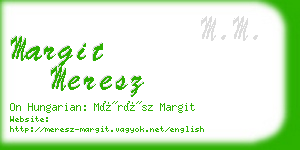 margit meresz business card